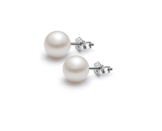 Designer inspiriert Sterling Silber Pearl Ball Ohrstecker – erhältlich in Größen 6 mm 8 mm 10 mm Silber 925